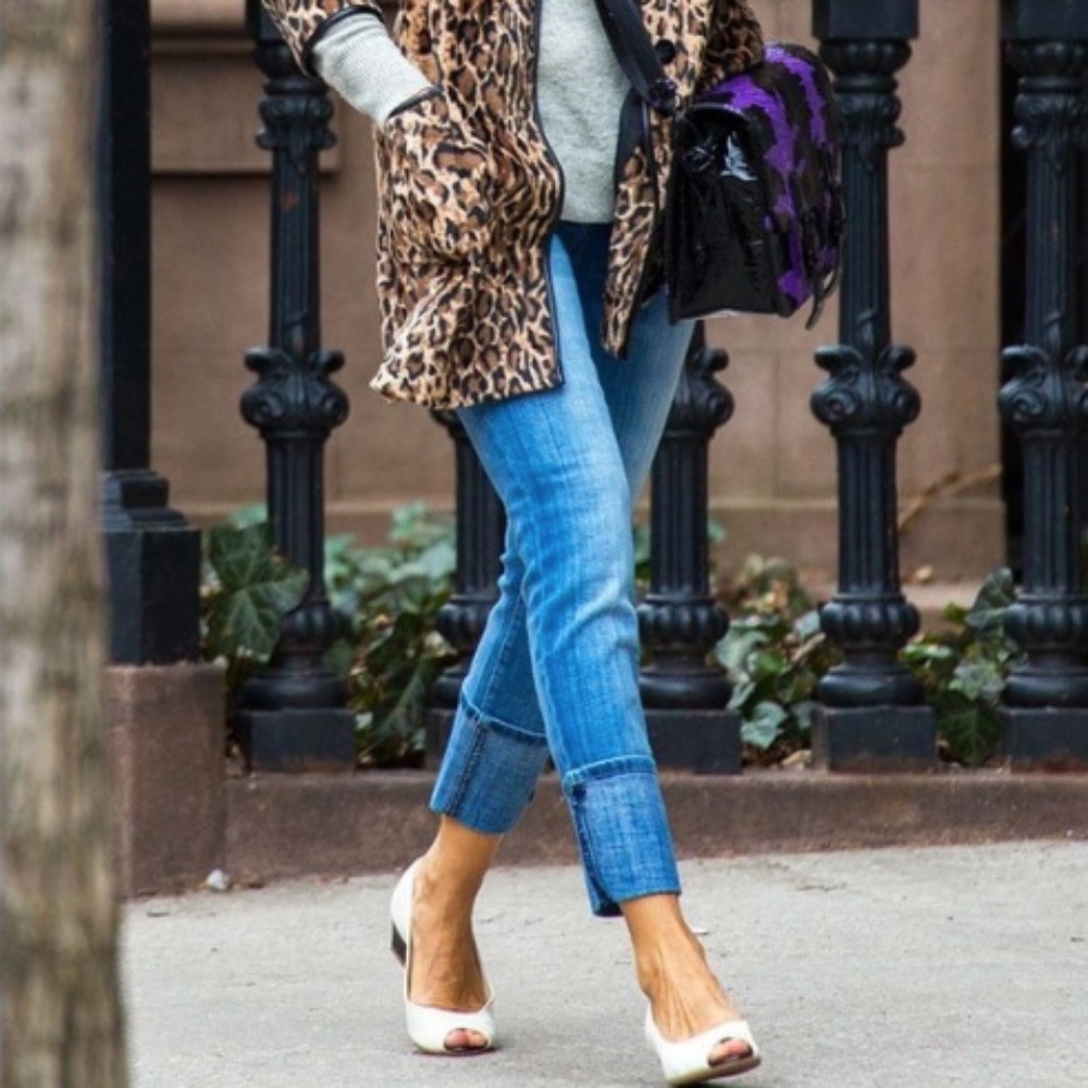 Current/Elliott Beatnik Rolled Cuff Skinny Jeans